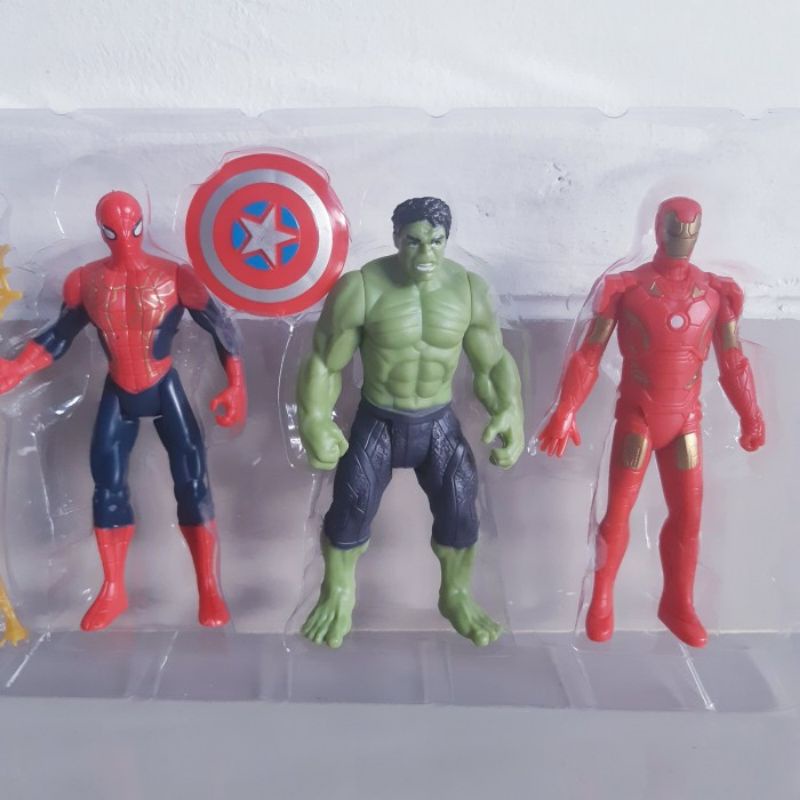 Mainan Figure Avengers Isi 5 Pcs - Figur Avenger Anak Edukatif