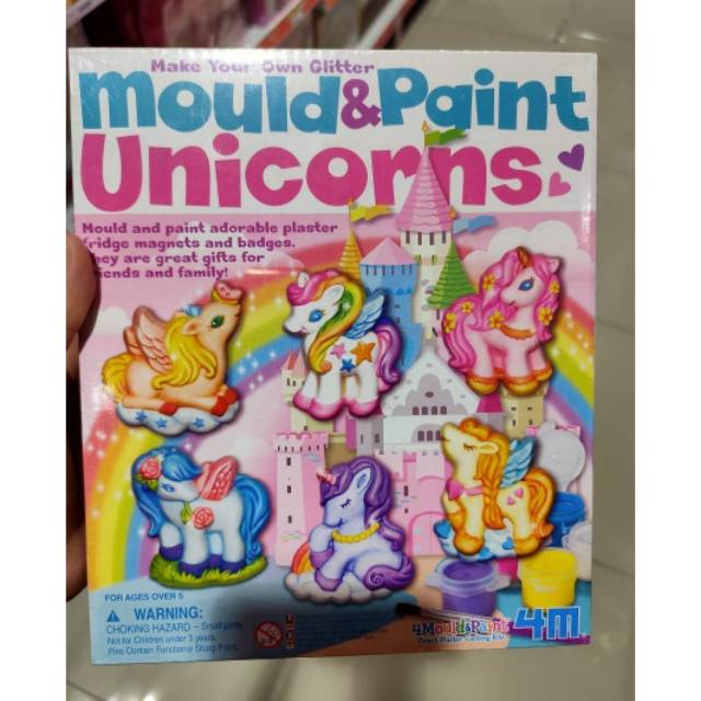 

4M Mould and Paint Unicorns Glitters