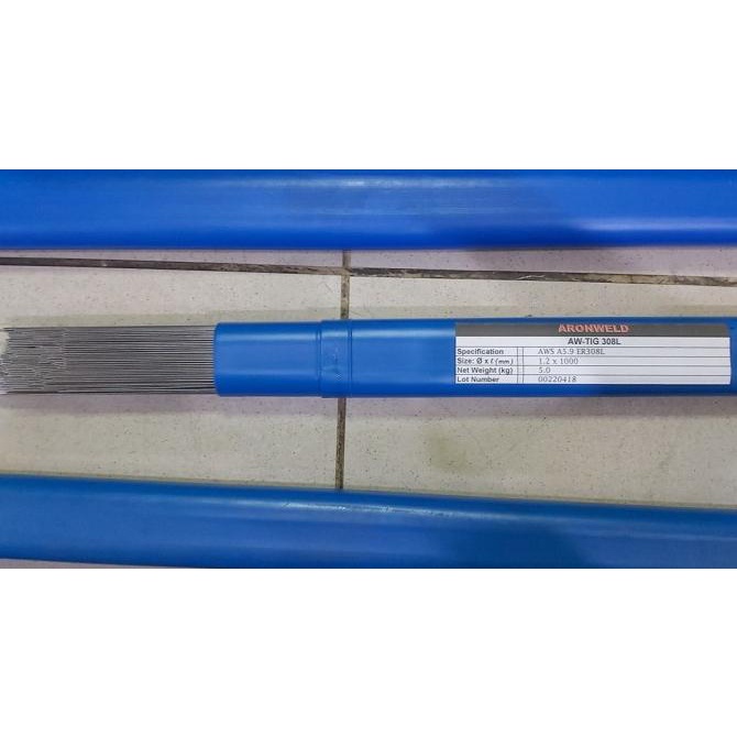 KAWAT LAS STAINLESS TIG ARGON 308L 1.2MM ARONWELD