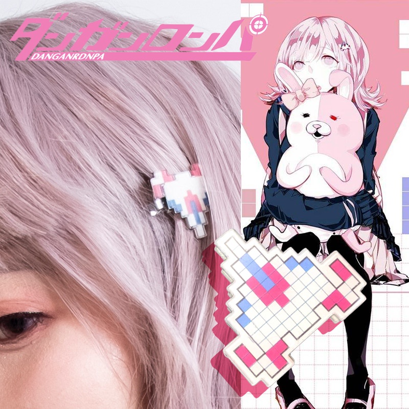 PREORDER 1pc Anime Danganronpa Nanami ChiaKi Hair Clip Cosplay Accessorie Danganronpa Cute Plane Hai
