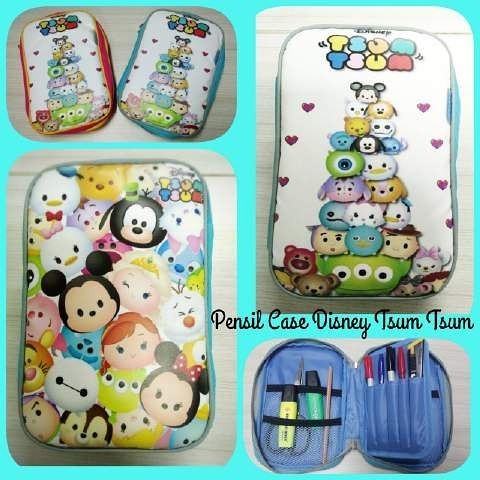 

Pencil Case Kotak Pensil Tempat Pensil Anak Karakter Kartun Tsum Tsum Biru
