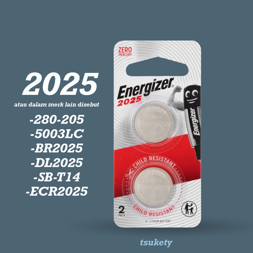 Baterai Battery Energizer 2025 / 280-205 / 5003LC / SB-T14