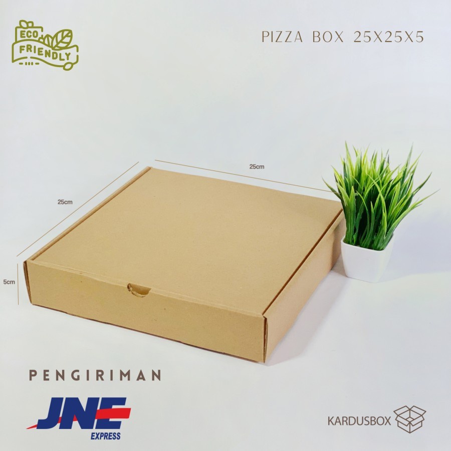 

10pcs Kardus Box Pizza [25x25x5cm]