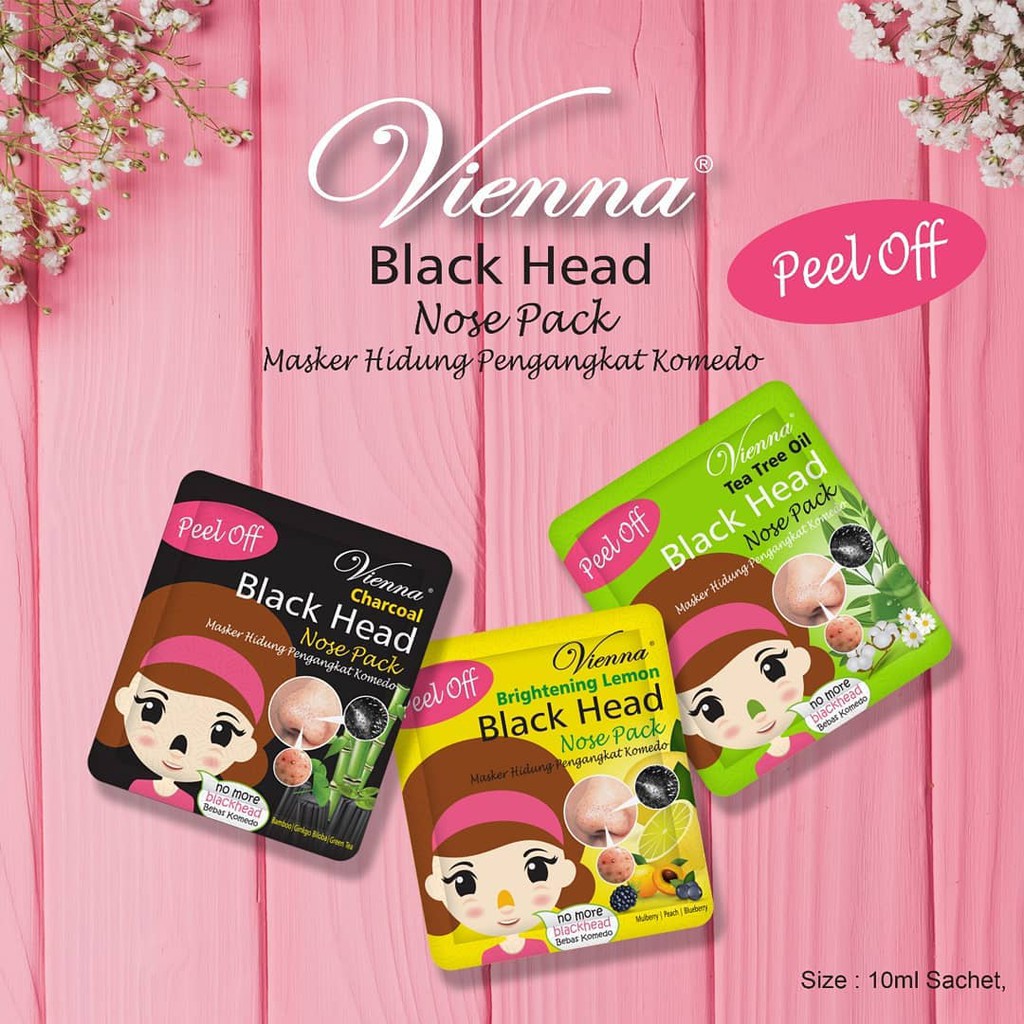 Vienna Black Head Nose Pack