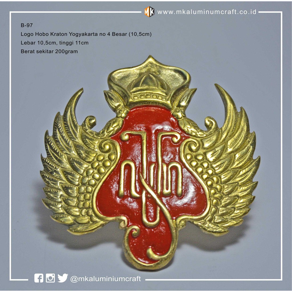 Hobo Emblem Logo Kraton Jogja Keraton Yogyakarta Kuningan No 4