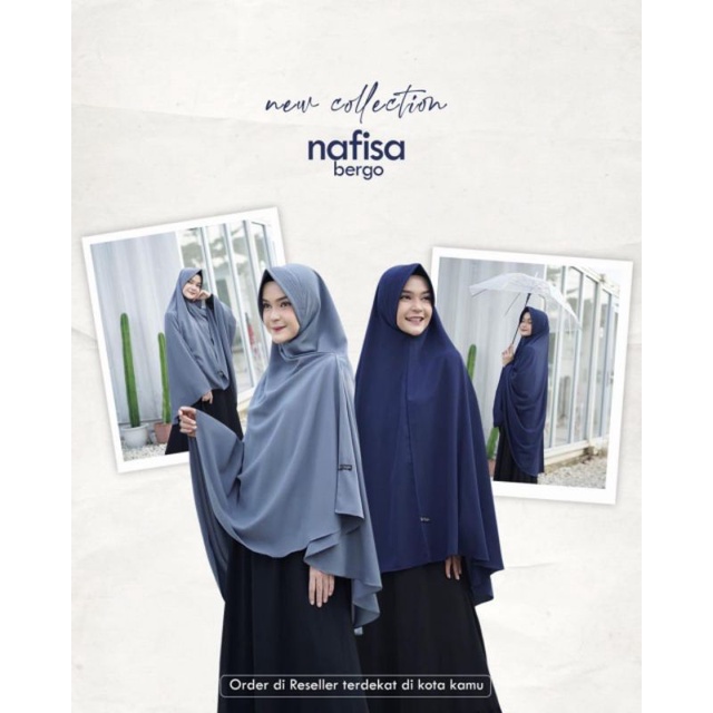 Bergo Nafisa by Azda | bergo pad jumbo