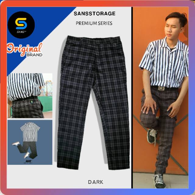  PREMIUM CELANA  TARTAN TARTAN PANTS CELANA  KOTAK  