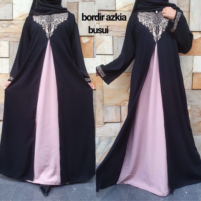 ABAYA BORDIR AZKIA BUSUI