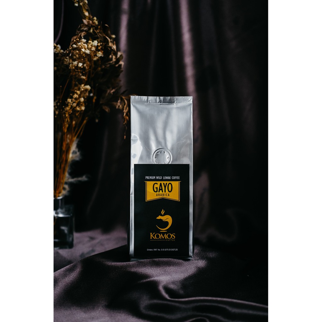 

Kopi Luwak Liar Arabica Gayo 100gr Ground/Roasted Bean Komos Coffee