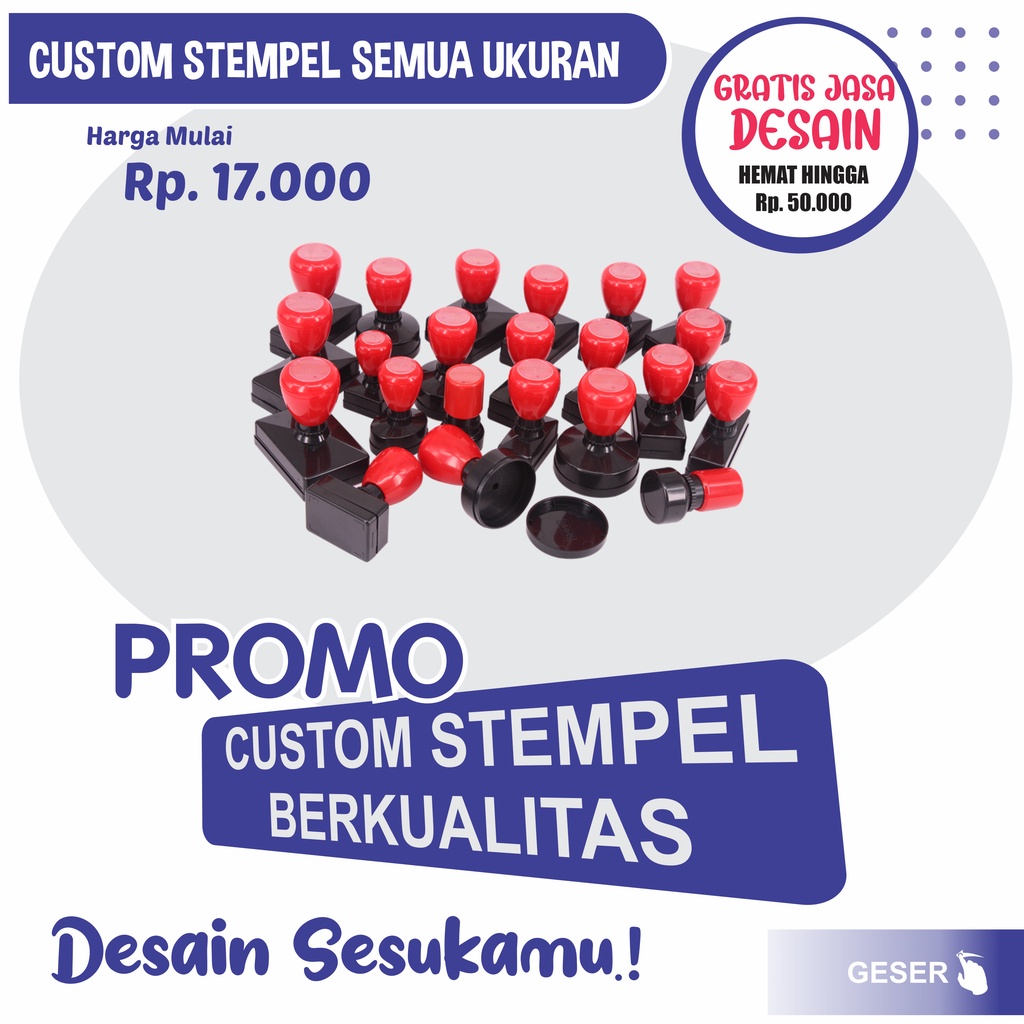 

STEMPEL FLASH OTOMATIS CUSTOM