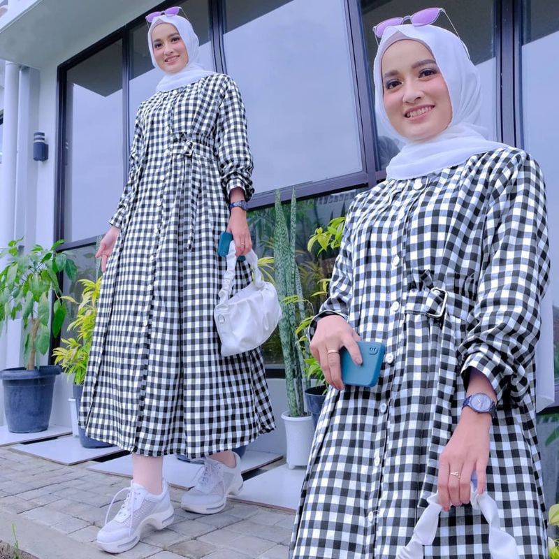 Setiva dress maxy gamis muslim fashion wanita