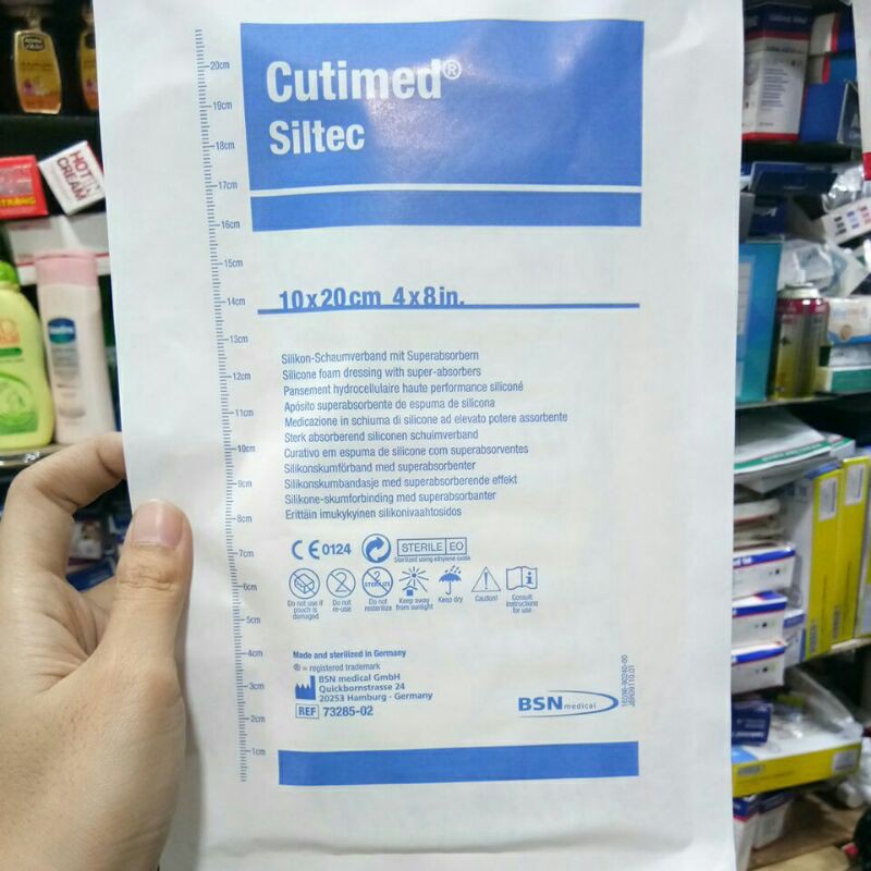 (Original) Cutimed Siltec 10cm x 20cm Exp Lama Termurah