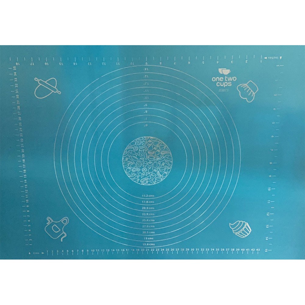 Mat Alas Adonan Kue OMHZ6BBL Fondant Silikon - Blue