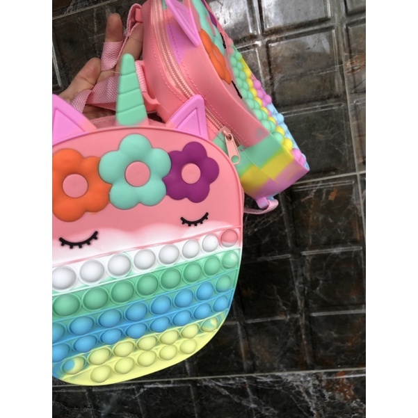 Tas Pop IT Unicorn Ransel Anak Lucu