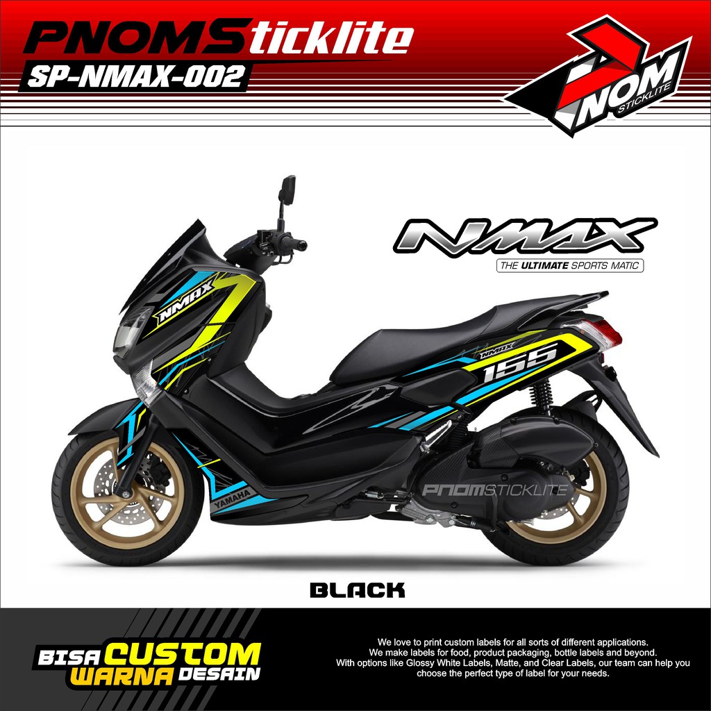 Stiker Striping Printing Yamaha Nmax 002 Bisa Ganti Warna