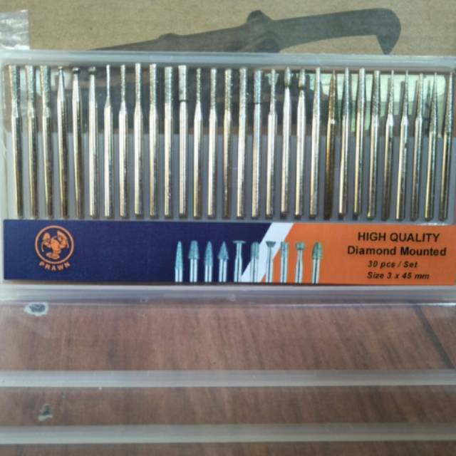 mata bor intan-mata tuner-mata bor ukir mini 30 pcs