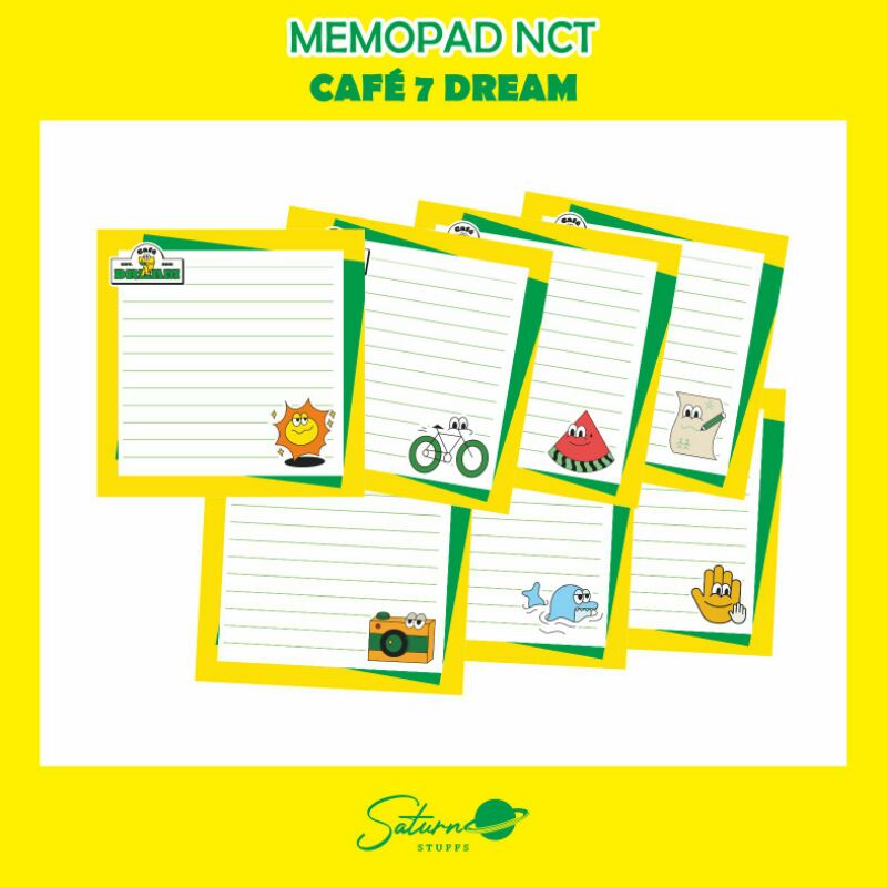 

MEMOPAD NCT DREAM / NOTES NCT (7CAFE DREAM)
