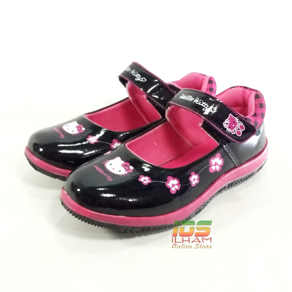 Sporty BLT Sepatu Pantofel Anak Hello Kitty Kilap Size 26-35