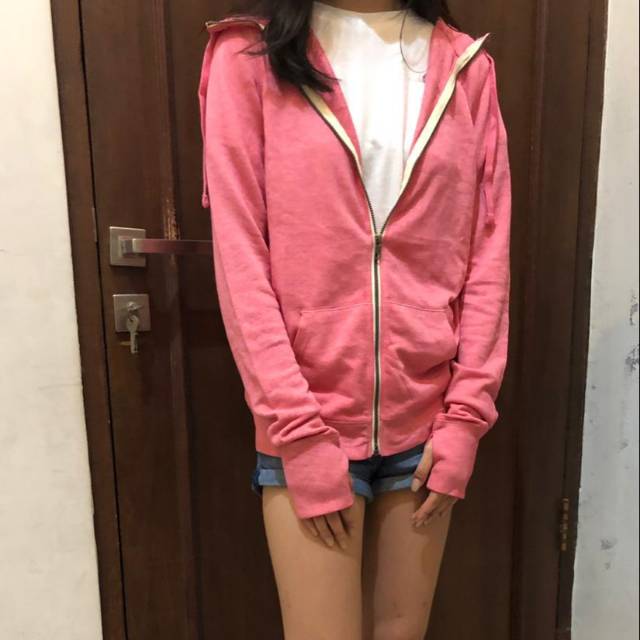 S.Oliver solid zip quiet fairy hoodie jacket (PINK) ORIGINAL 100%