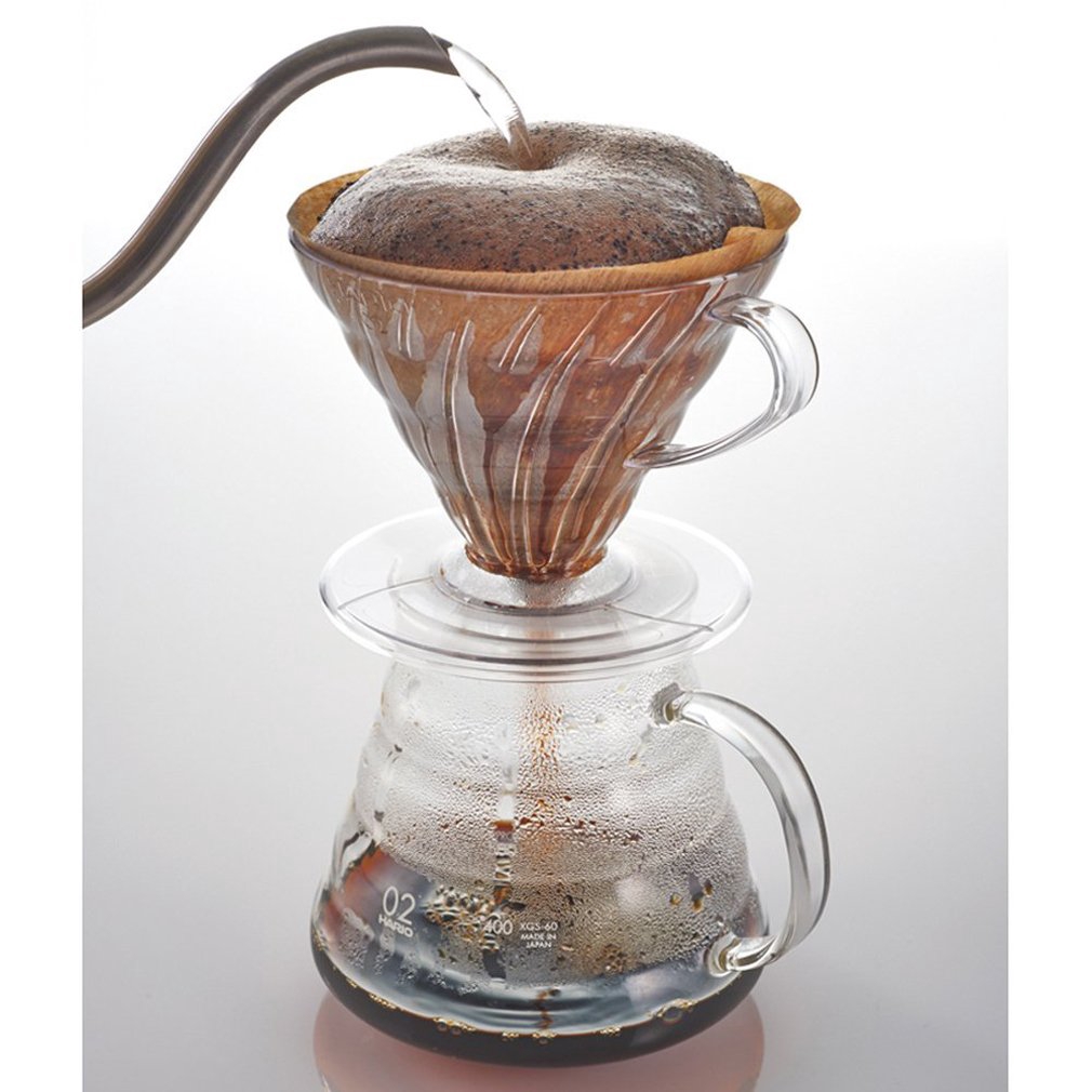 HARIO V60 PLASTIC COFFEE DRIPPER CLEAR | Dripper Kopi