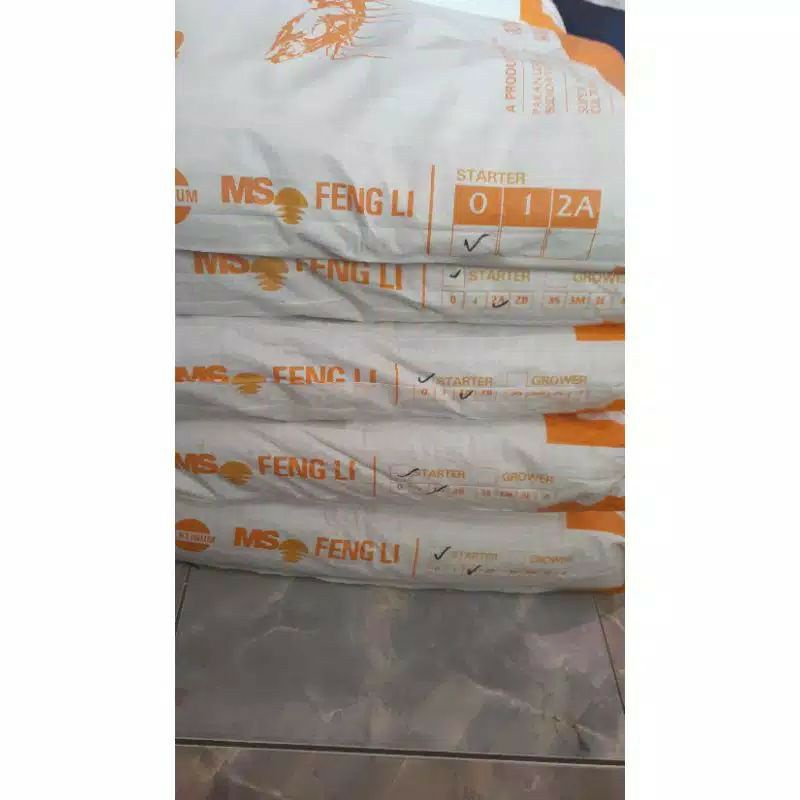 pelet tenggelam feng li 0 1 karung 10kg pelet fengli pelet feng li 0 pelet lobster pelet udang