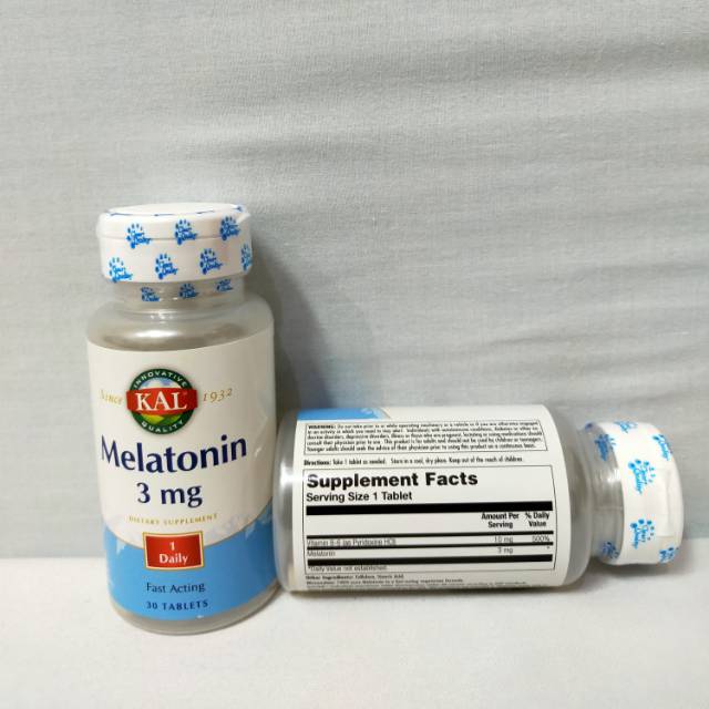 KAL - Melatonin 3 mg - 30 Tablets