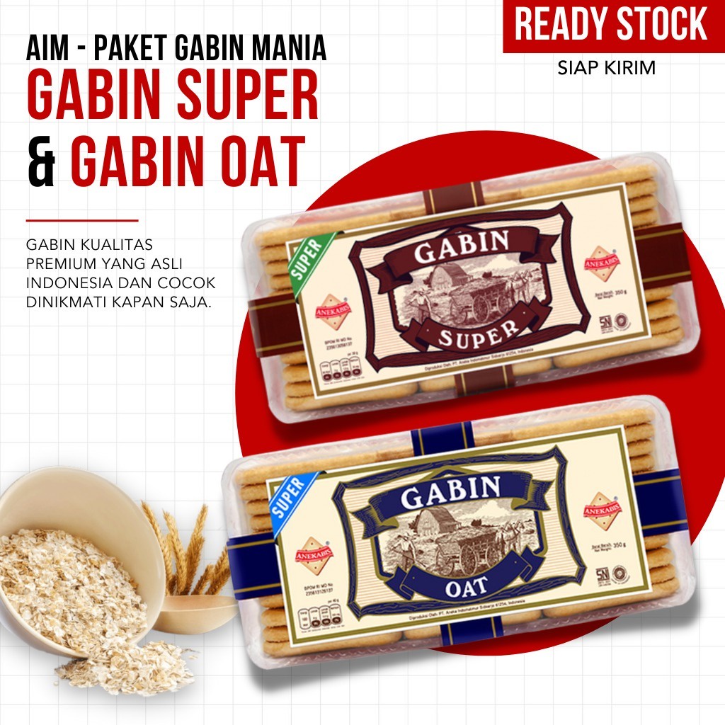 AIM BISCUITS - Gabin Mania - Gabin Super x Gabin Out - TERMURAH