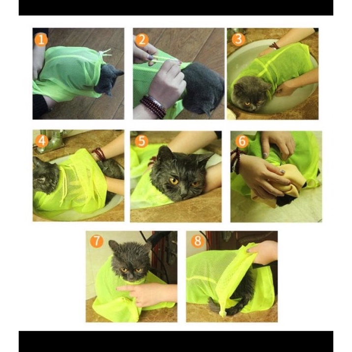 Cat Grooming Bag - Pet Grooming Bag Kantong Mandi Kucing