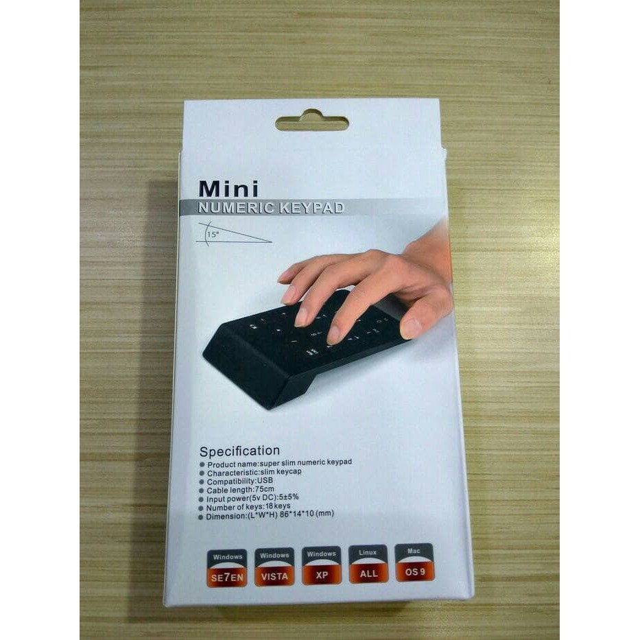 Keyboard Numeric Wireless Netline Numpad - Keyboard Kasir/keypad