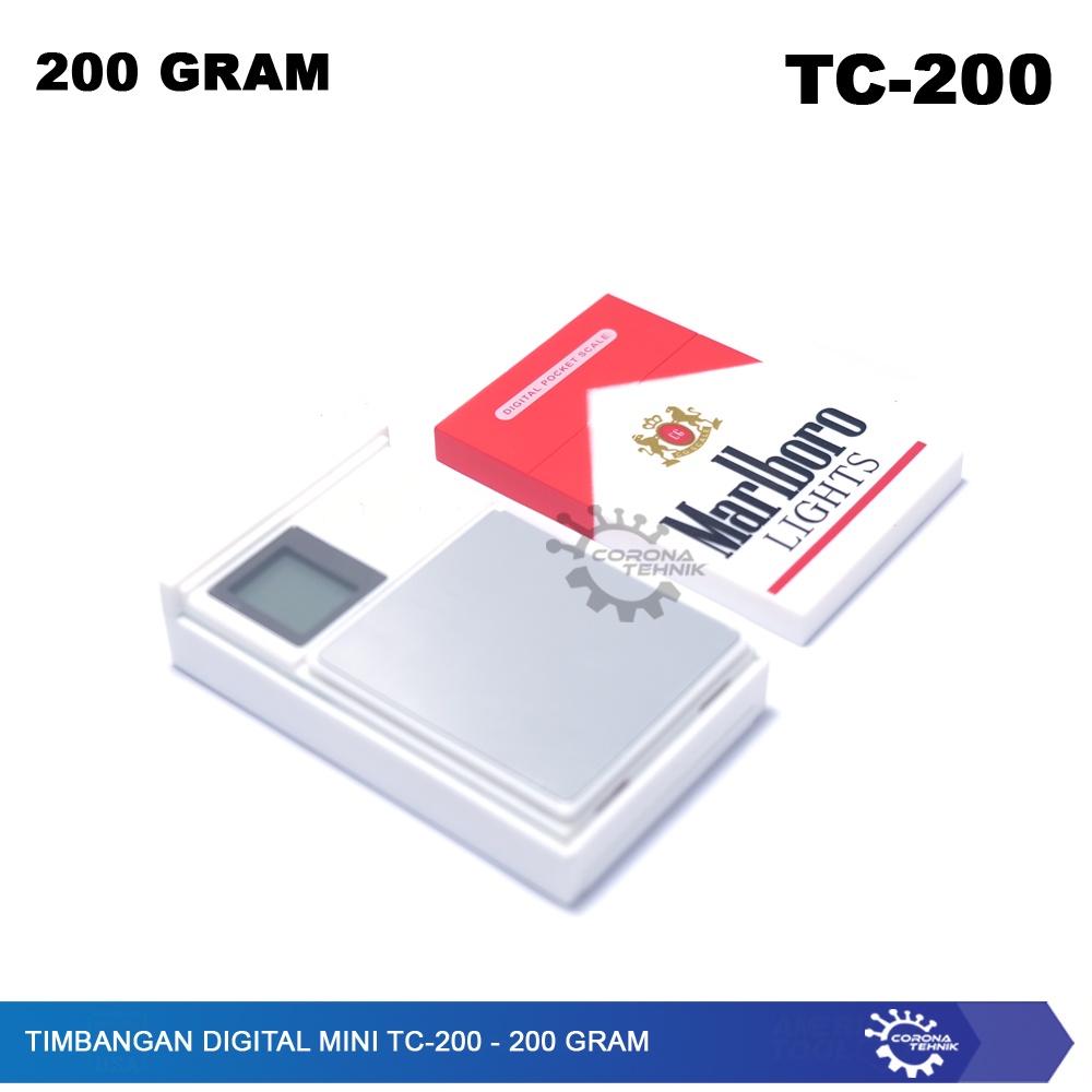 TC-200 - Timbangan Digital Mini - 200 Gram