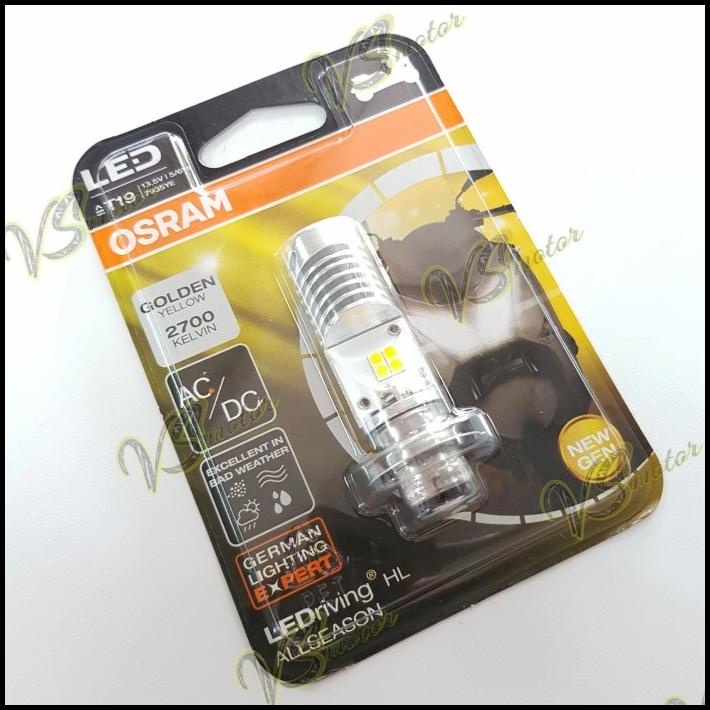 Bohlam Motor Led Osram Kaki 1 T19 Kuning All Season Golden Yellow
