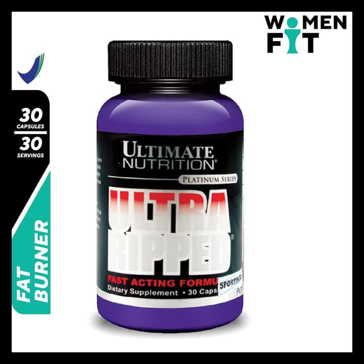 Ultimate Nutrition Ultra Ripped 30Caps Pembakar Lemak Fat Burner