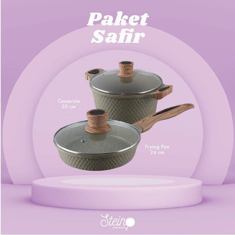 Paket Safir Steincookware