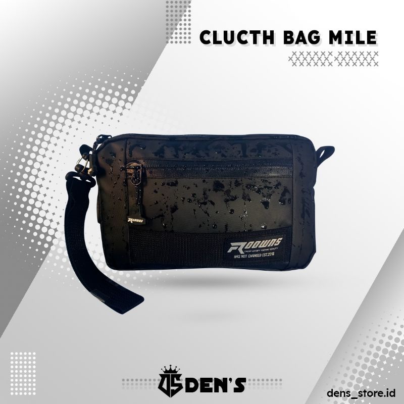 Hand Bag Pria/Clucth Bag/Tas Tangan 3 Penyimpanan Utama Mile