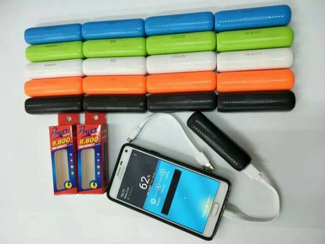 Powerbank PowerCore Power Bank Samsung Oppo Vivo Xiaomi 9800 mAh + 1 Kabel