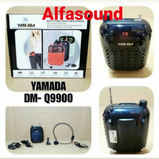 Yamada YMD Q9900 Megaphone Speaker Mikrofon Mic Microphone Q 9900