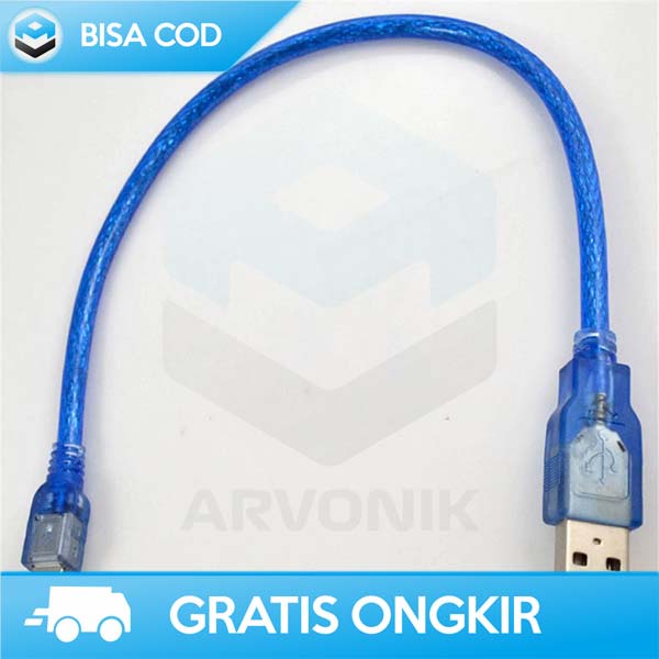 KABEL CONVERTER USB MALE KE MINI USB KONEKTOR FAMALE KUALITAS TINGGI