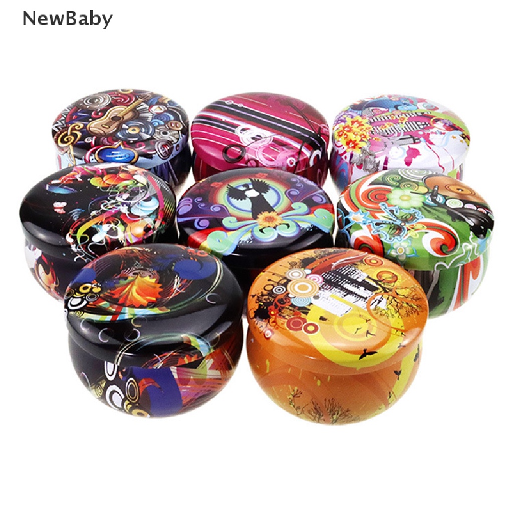 New Toples Kaleng Penyimpanan Permenkopitehgula Mini Anti Lembab Untuk Bayi