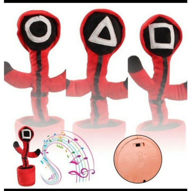 kaktus squid game/boneka squid game