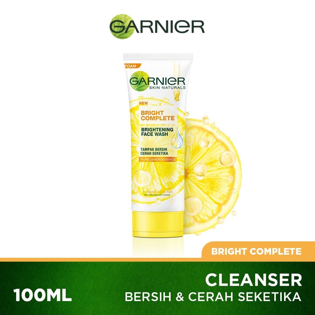 Garnier Bright Complete Brightening Face Wash 100ml