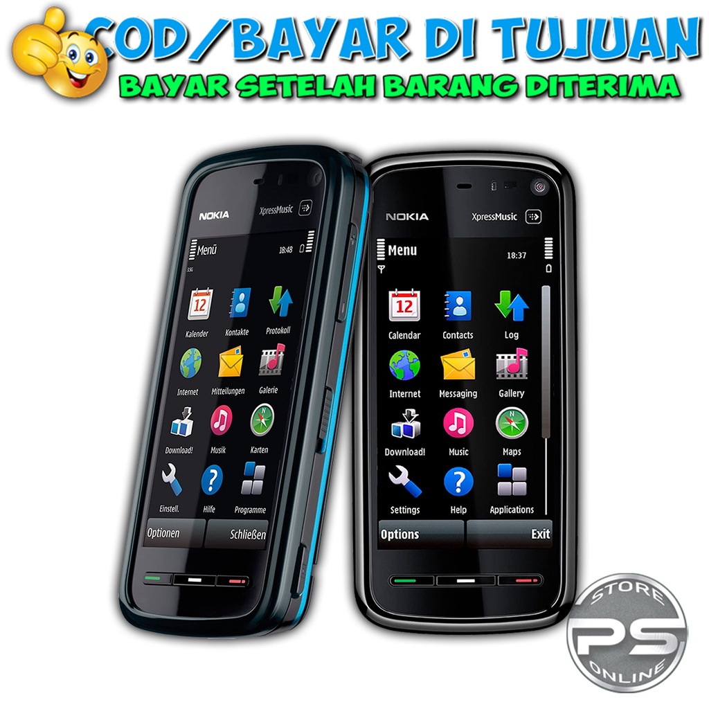 HP Nokia 5800 Xpress Music  - HP symbian Layar Sentuh - HP dengan aplikasi terlengkap