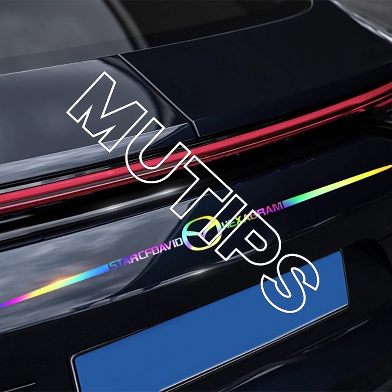 Stiker logo Reflektif laser Warna-Warni Untuk Honda Toyota Nissan Chevrolet BMW