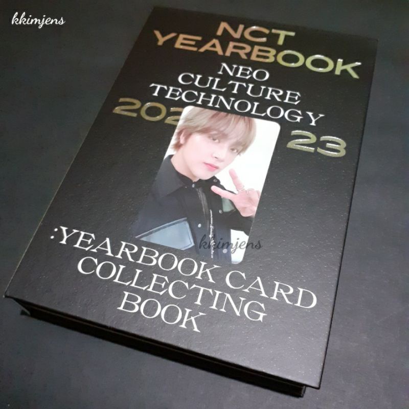 [ fullset ] nct yearbook card collecting book + haechan photocard pc ( yb kolbuk )