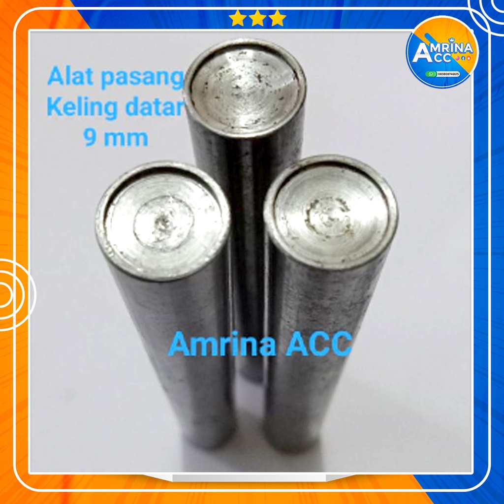 Alat Paku Keling Datar ( alat getok ) 9 mm