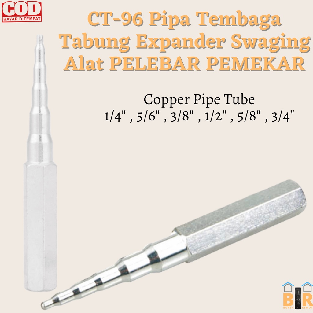 Swaging Punch Tool CT-96 Alat Pembesar Ujung Pipa Tembaga