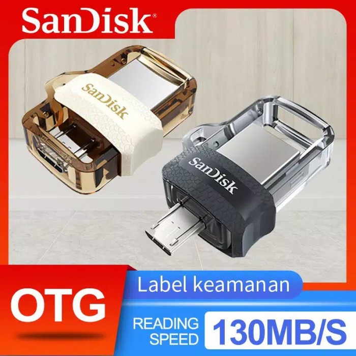 Sandisk FlashDisk OTG 16GB 32GB USB Flashdrive 130M-S USB3.0