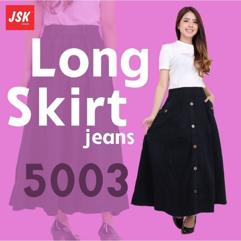 Rok Panjang JSK Jeans Original JEANS