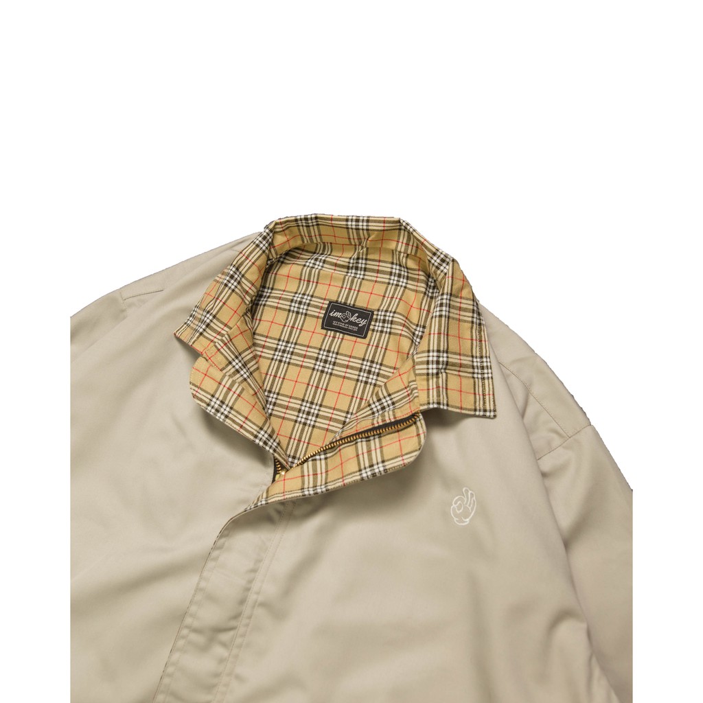 Imokey Rodney Cream: Reversible Harrington Jacket