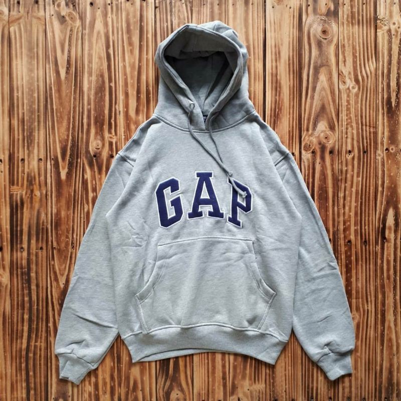 JAKET HOODIE : GAP GREY