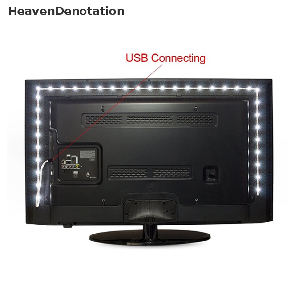 [HeavenDenotation] 5V TV LED Backlight USB LED Strip Light Decor Lamp Tape TV Background Lighting